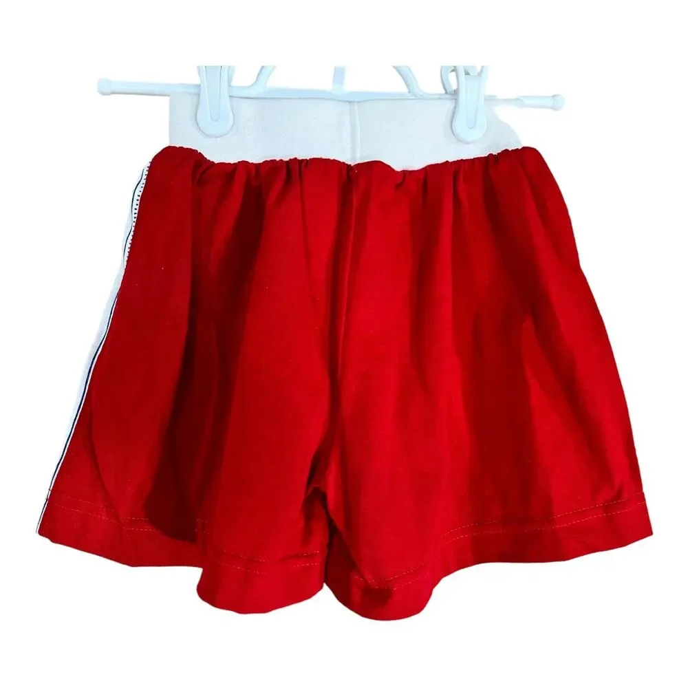 Vintage Carter’s Girls Two Piece Outfit Top Shorts Red TODDLER SIZE 4/4T USA